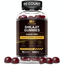 EFFECTIVE NUTRA Shilajit Gummies 1000mg | Pure Shilajit Resina per l'energia, il cervello e l'immunità | Supplemento per gli uomini e le donne | senza zucchero, Vegan, senza glutine | Natural Berry Flavor, Made in USA (90ct)