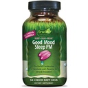 Irwin Naturals Good Mood Sleep PM - 54 Liquid Soft-Gels - con Melatonin e L-teanina per il riposo & Relax - 18 Total Servings
