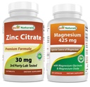 Zinc Citrate 30 mg & Magnesio Glycinate 425 mg
