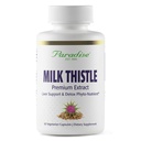 Paradise Herbs Latte Thistle, Active Whole Spectrum Extract, Vegan, Non OGM, Gluten Free, 60 capsule vegetariane