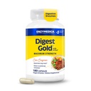 Enzymedica Digest Gold + ATPro, Forza massima, Veloce, Aiuta a digerire grandi pasti, Previene Bloating e Gas, 180 Conte (FFP)