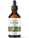 Gocce di vitamina D e K2 Ultra6 - Vitamina liquida D3 con K2 Integratori per Adulti - Facile da Prendere, Senza Gusto, Integratori VIT D3 e K2 altamente assorbibili, Made in USA (30 ml)