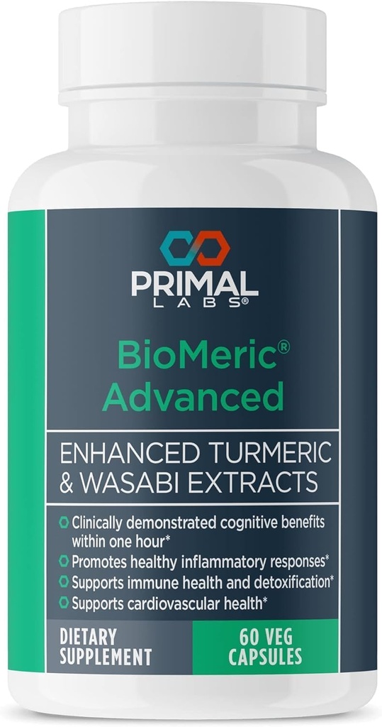 BioMeric Avanzato - con curcumina e Wasabi estratti - 60 capsule