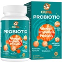 Probiotici per donne e uomini - 300 miliardi di CFU, 24 strati probiotici + 15 erbe biologiche Prebiotici miscela, per la salute generale del fegato digestivo, Immune, costipazione & Bloating, Shelf Stable - 2 mesi di alimentazione
