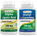 Migliori naturali alfa acido lipoico 300 mg & Acetil L-carnitina 500 Mg