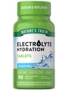 La verità della natura Electrolyte Tablets | No Sugar | 90 Count | Vegan, Non OGM & Gluten Free Hydration Supplement | With Minerals