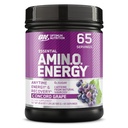 Optimum Nutrition Amino Energy - Pre allenamento con tè verde, BCAA, aminoacidi, Keto Friendly, Estratto di caffè verde, Polvere di energia - Uva Concord, 65 Serve (Packaging May Vary)