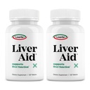 LIVERITE Liver Aid 2-Pack 120 compresse (Totale 240ct) Supporta la funzione di fegato sano, l'energia fisica e la vitalità.
