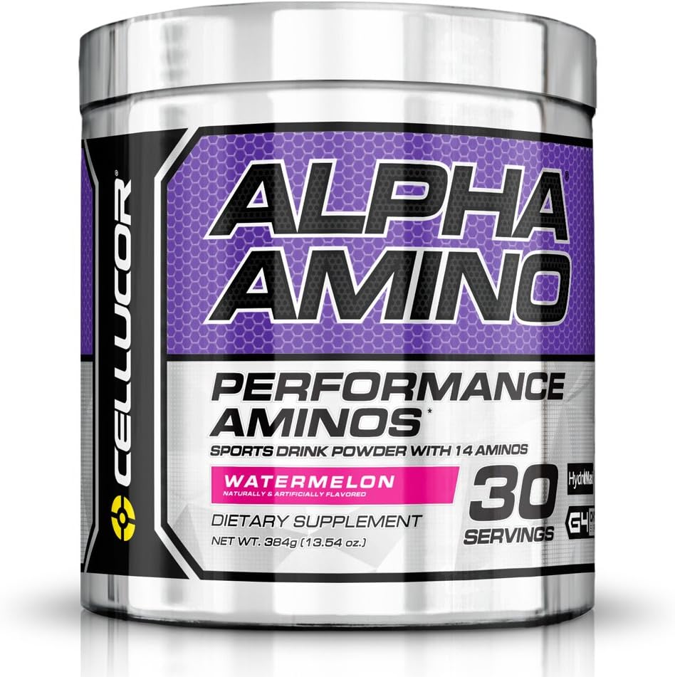 Cellucor Alpha Amino EAA & BCAA Polvere | catena ramificata aminoacidi essenziali + elettroliti | Watermelon | 30 Serve