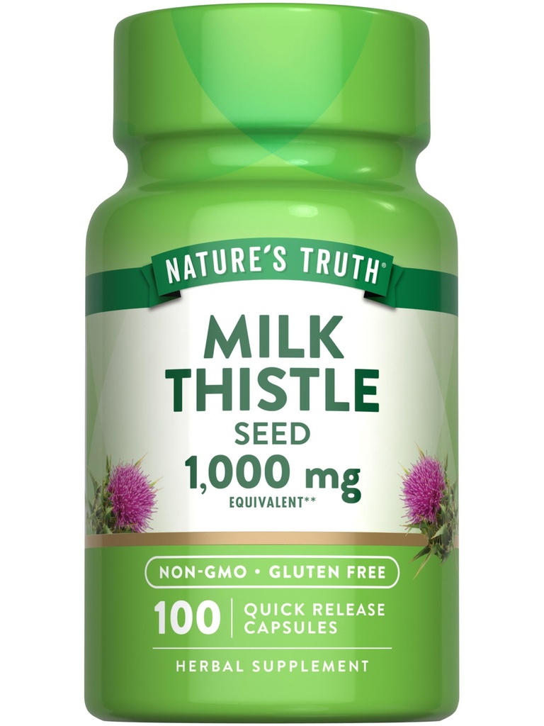 Estratto di semi di Thistle Verità di Natura | Supplemento di erbe | 100 capsule | Non-GMO & Gluten Free