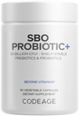 Codeage SBO Probiotics, 50 miliardi di CFU Per Serving, Multi Strain Soil Based Atto Blend and Organic Fermented Botanical Blend, Shelf-Stable, 90 Capsule