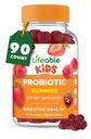 Probiotici per bambini Gummies | 2 miliardi di CFU | Grandi Gummies Probiotici per bambini | per Gut Health, Supporto Digestivo e Supporto Immune | 90 Gummies Probiotici per bambini e bambini | Lifeable