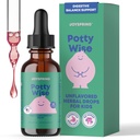 JoySpring Potty Gocce di Wise – Rilievo naturale di costipazione per bambini e bambini – Elderberry, Estratto di radice di liquirizia, Seme di finocchio & Senna – Integratore di miscela liquida vegana senza zucchero (1 fl oz) 30 Serve