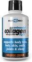 DIRECT HEALTH – Micropept del collagene liquido di AminoSculpt – 14 FL Oz – 14 Serve – 10 Grammi di Collage liquido medico-verde Premium per le donne – Crema arancione