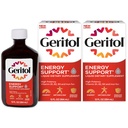 Geritol liquido vitamina e ferro supplemento, supporto energetico, contiene alta potenza B-Vitamins e ferro, piacevole degustazione, facile da ingoiare, nessun dolcificanti artificiali, non OGM, 12 Oz, 2 Confezione