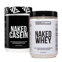 Bundle di proteina Fed dell'erba NAKED: 1LB Casein e 1LB Vanilla #
