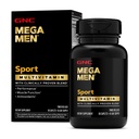 Mega Men Sport Multivitamin Caplets, Atletica Prestazioni Nutrizione, Funzione Muscolare, clinicamente dimostrato di sentirsi meglio, Antiossidanti, B Vitamine, Produzione di energia, Timed Release, 90 ct, 45 svgs