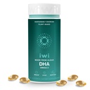 Iwi DHA Omega-3, 60 Softgels (30 Serve), Algae Omega 3, Cervello, Occhi e Nervoso Sistema di sostegno Integratore alimentare, Krill & Fish Oil Alternative, No Fishy Aftertaste