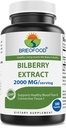 Estratto di mirtillo di Brieofood 2000 mg per Serving 180 capsule