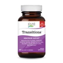Pure Essence Labs transizioni Vitamine per le donne, integratore naturale di sollievo di menopausa per promuovere l'equilibrio dell'ormone, ridurre i flash caldi, mood Swings & Night Sweats, 60 capsule