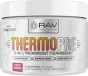Polvere di bruciatore grasso termogenico per le donne e gli uomini, supplemento di perdita di energia e peso – Focus & Metabolism Booster Drink – Nessun dolcificante artificiale, Punch di frutta, 24SV