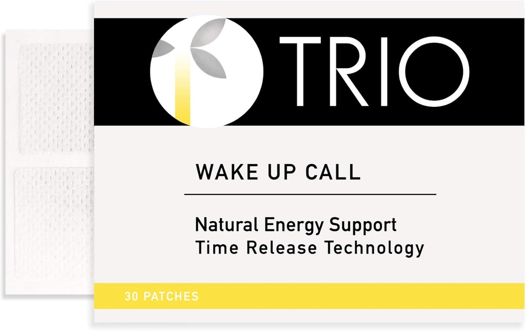 Trio Wake Up Call Patches - B12 Energy Blend per allerta mentale (30 patch)