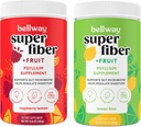Bellway Super Fiber Powder + Frutta, Sugar Free Organic Psyllium Husk Powder Fiber Supplemento per Regolarità, Bloating Relief & Gut Health, Non OGM, Plant-Based, Raspberry Lime