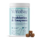 Probiotici per cani, probiotici per cani e enzimi digestivi, pre e probiotici oltre 1 miliardo di CFU, per la salute e la salute digestiva del fegato, equilibrio del lievito, supporto immunitario, 90 mucche