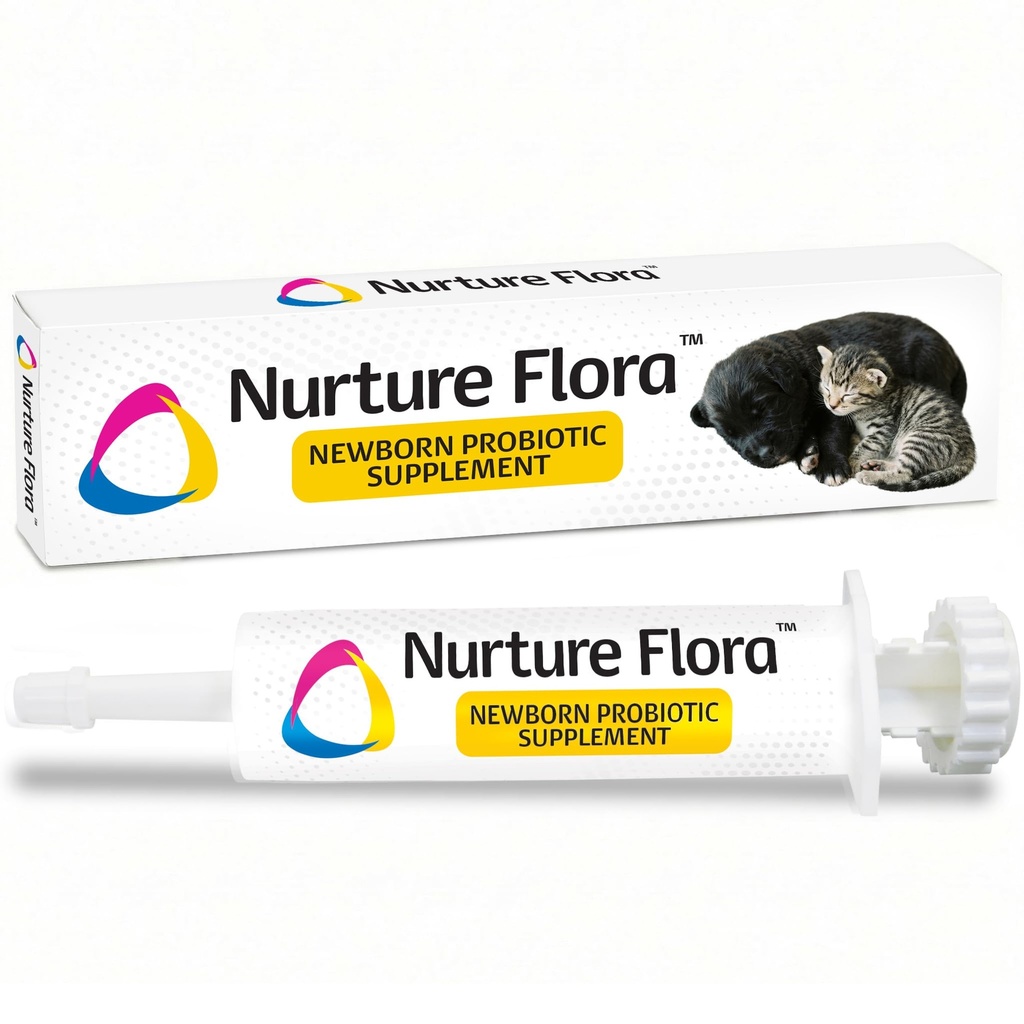 Flora della Nurtura Bordo di Breeder per Puppies & Kittens | Integratore di Colostrum per Puppies & Kittens | Proteine & Vitamins & Minerals | Facile da Digerire | 30ml Facile da amministrare