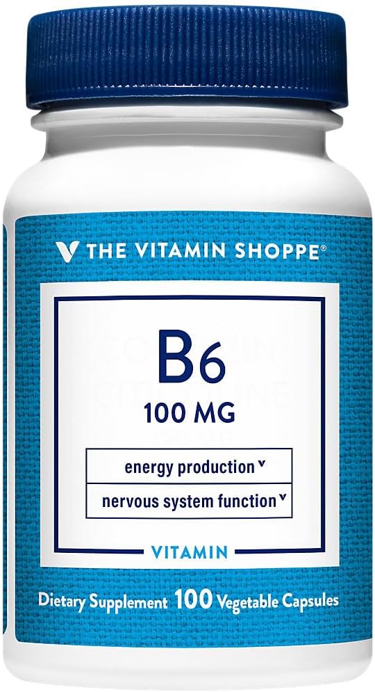 La vitamina Shoppe B6 100MG (100 capsule)