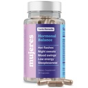 L'equilibrio ormonale di Santo Remedio, il supplemento dietetico, il sollievo per i sintomi di menopausa, aiuta a ridurre i flash caldi, le maglie notturne e gli scambi di mood, gli ingredienti clinicamente provati, senza ormone, 30 Servings