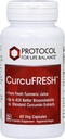 PROTOCOLLO PER LA VITA BALANCE CurcuFresh - Assorbimento 40x - Polvere di succo di curcuma - con curcuminoidi - da Curcuma Longa - Vegan & Non-GMO - 60 capsule di veg