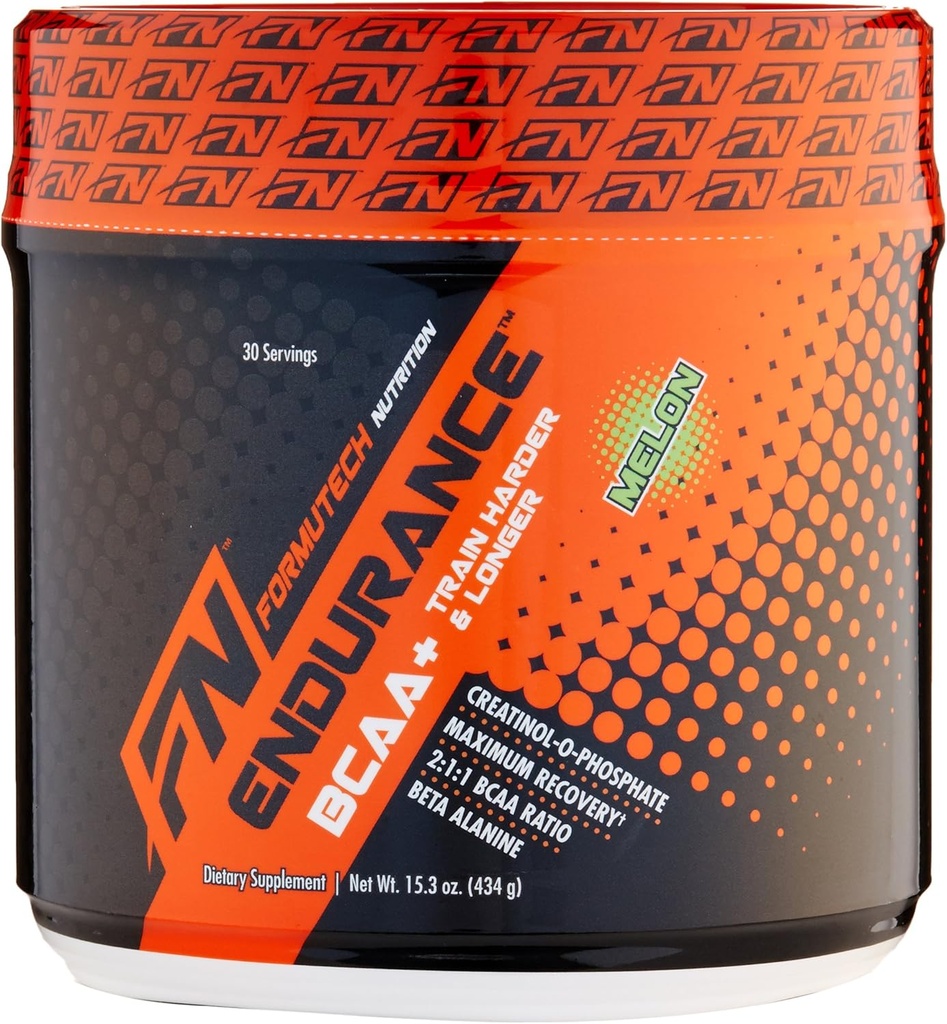 Endurance BCAA Plus, progettato per la formazione più difficile e più lungo con Beta Alanine, Melon, 434 Gram