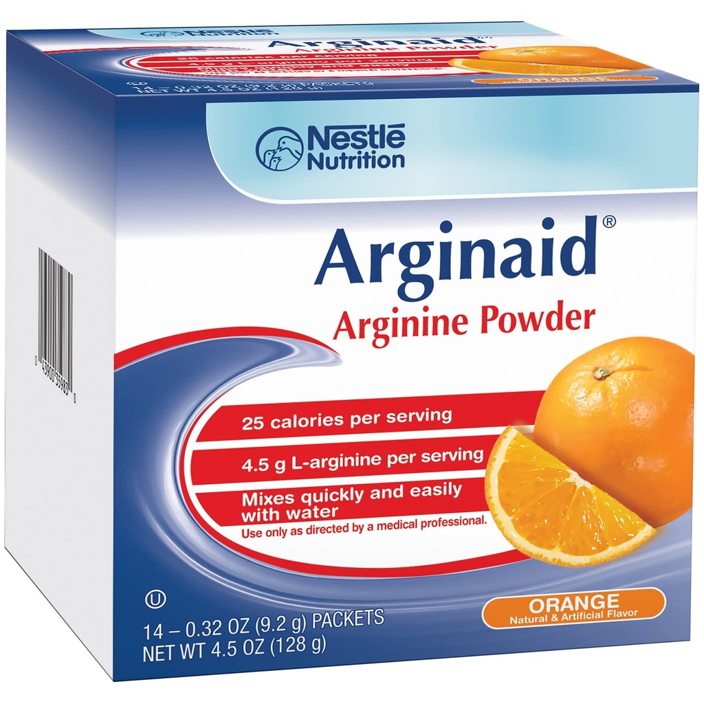 Nestle Arginaid Supplemento orale Arancione 0.32 oz. Confezione 14 Ct