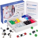 Lezioni in Chimica Modello Kit - Old Nobby 240 Pc Set Molecolare Chimica Organica per Studenti - Kit Modello Molecolare Completa per STEM, Visualizzazione Atomi, Obbligazioni e Strutture