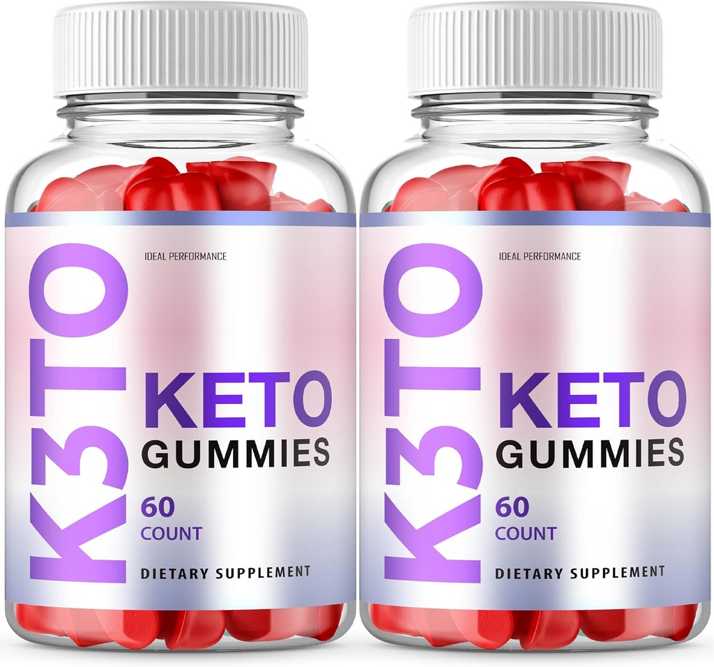 IDEAL PERFORMANCE (2 Pack) K3TO. Ketos Gummies K3TO Gummies K3 a Gummies (120 Gummies)
