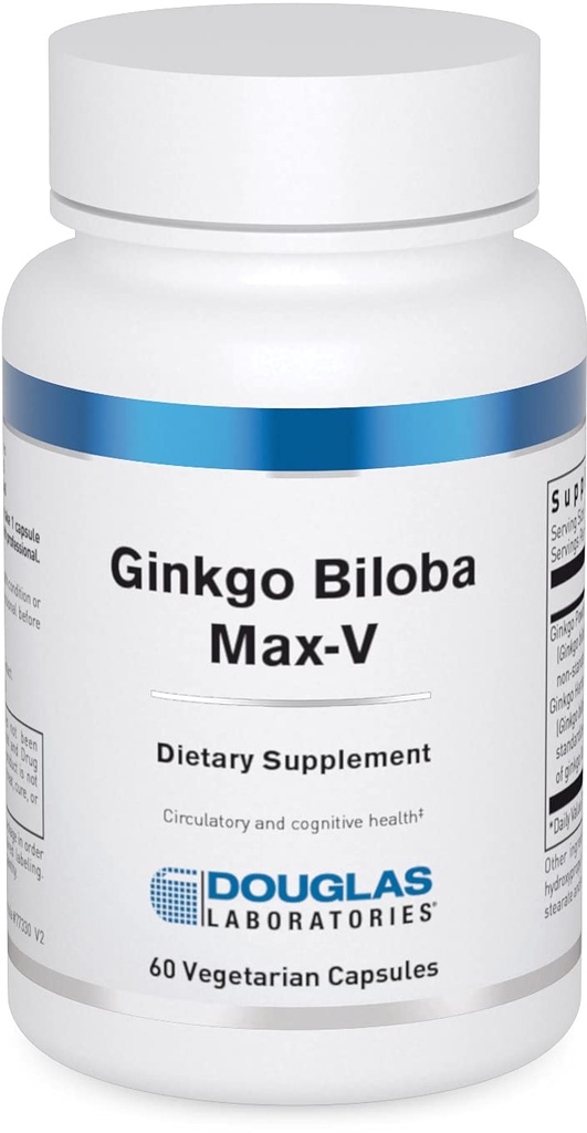 Douglas Laboratories Ginkgo Biloba Max-V | Supporta Circolazione sana | 60 capsule