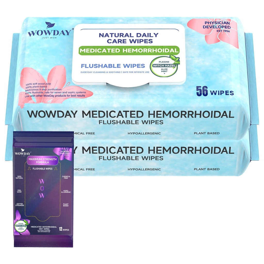 Wipes emorroidi fluidi | Strega medica Hazel Wipes Ph Balanced | 112 Conte Fragrance Trattamento emorroidi adulti gratis Witch Hazels Wipe per Butt Itch Relief Soothing