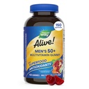 Via della natura 50+ Multivitaminici della pancia quotidiana, Supporta cervello sano, occhi, cuore*, B-Vitamins, senza glutine, frutta aromatizzata, 150 Gummies (Packaging May Vary)