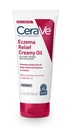 CeraVe Eczema Relief Creamy Body Oil, Eczema Crema Calmante Con Oatmeal Colloidale & Safflower olio per pelle secca & Itchy Rilievo della pelle, Steroide Free & Paraben Free, 3.4 Ounce