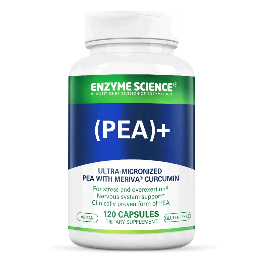 Enzyme Science Pea + Curcumina Turmerica Supplemento per il supporto fisiologico aiuta il supporto nervoso, immunitario, & Sistemi Muscolari - 120 capsule