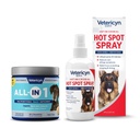 Vetericyn All-in 1 Multifunzionale Senior Dog Supplemento con Glucosamina e Vetericyn Plus Spruzzo caldo Spot