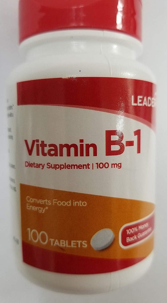 Vitamina B-1 100mg, 100 compresse ciascuno (Pacchetto di 3)