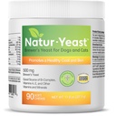 Green Pets Organics Natur-Yeast Brewer's Yeast for Dogs and Cats - Supporta il sistema immunitario e la digestione, promuove la pelle sana & un cappotto lucido, 90 Soft Chews