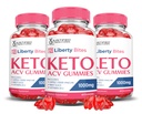 (3 Pack) Liberty Bites Keto ACV Gummies Advanced Formula 1000MG Libertybites Keto Gummies Aceto di sidro di mele Formulato con Polvere di succo di barbabietola di melograno B12 Vegan Non OGM 180 Gummys
