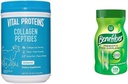 Proteine vitali Peptidi di collagene non aromatizzati (24 Oz) & Benefiber Prebiotico Fibra Supplemento non aromatizzato (17.6 Oz)