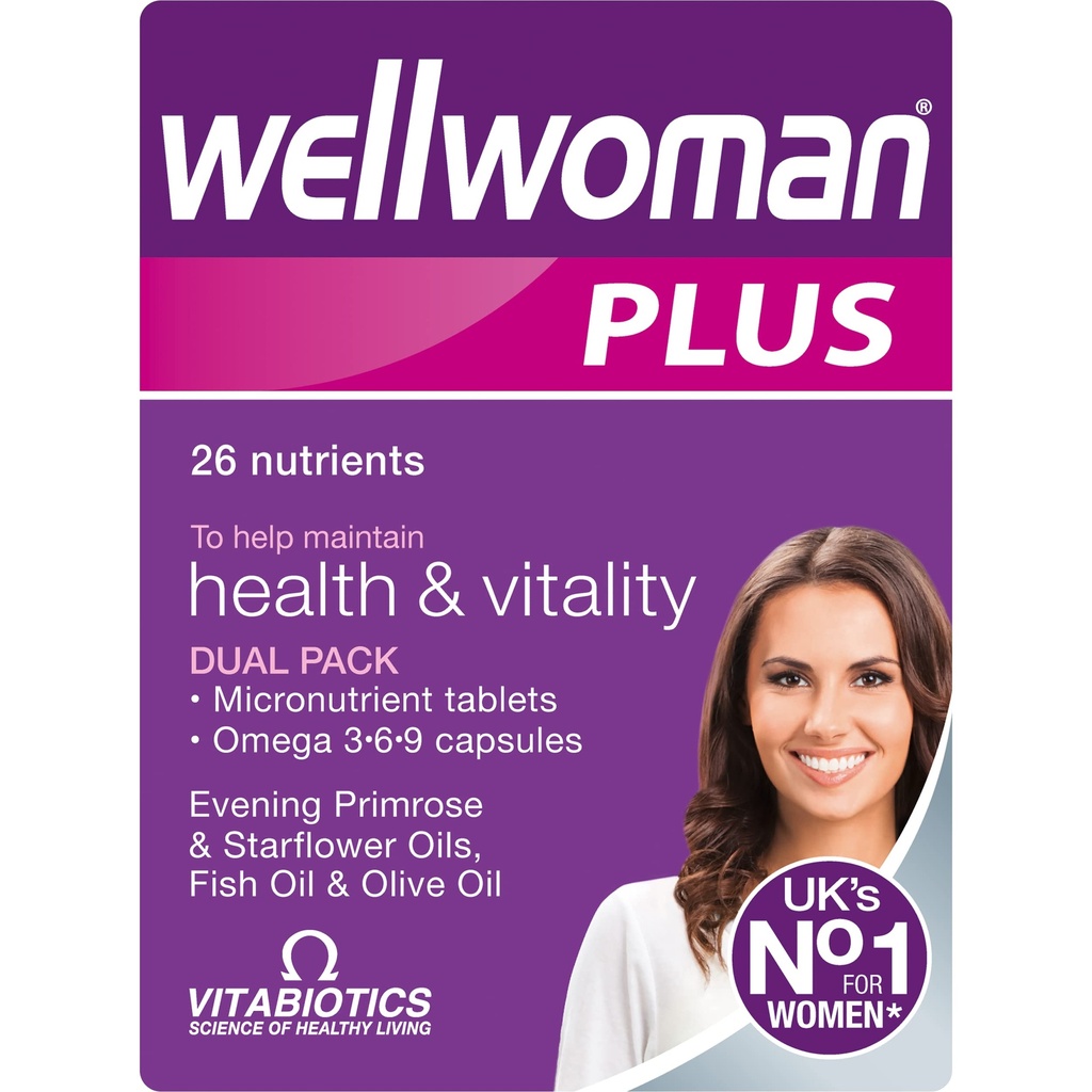 Vitabiotics Wellwoman Plus Tablets 56 capsule