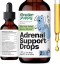 Forever Puppy supporto surrenale gocce per cani - Pure Ashwagandha & Ginseng Root Tincture per la salute e l'energia surrenale supporto - Calming Care Liquid Supplement per cani di tutte le razze e dimensioni - 2 oz