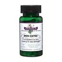 Vitanica Iron Extra, Supplemento di ferro Assorbimento potenziato con vitamina C 500mg, Methylfolate 400mcg, B12 Vitamin 500mcg, Calcio, Dock Giallo, Radice di Dandelion & Nettle Leaf Extract, Vegan, 60 capsule