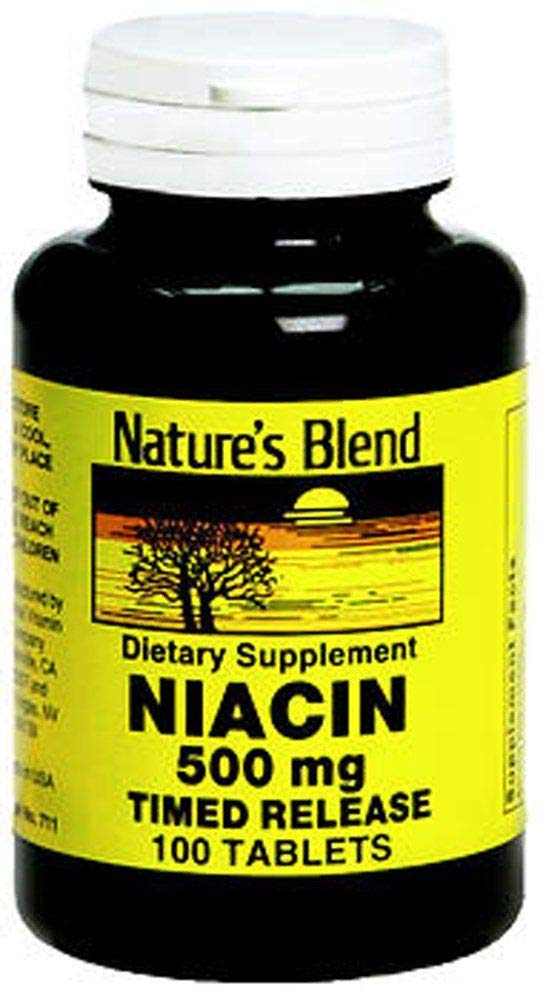 Miscela di natura Niacin 500 mg, 100 Conte
